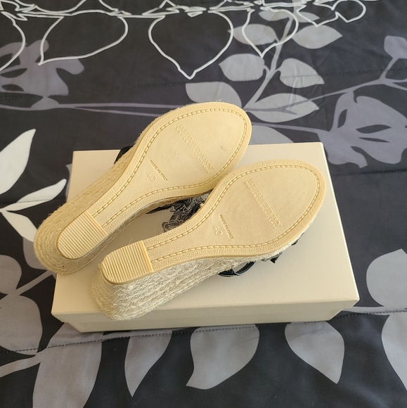 Burberry Wedge Sandal (NWOT) - Picture 6 of 13